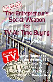 TV Commercial Air TIme Buying inside secrets ebook to save thousands of dollars on advertisgin on television from www.globalvizion.net